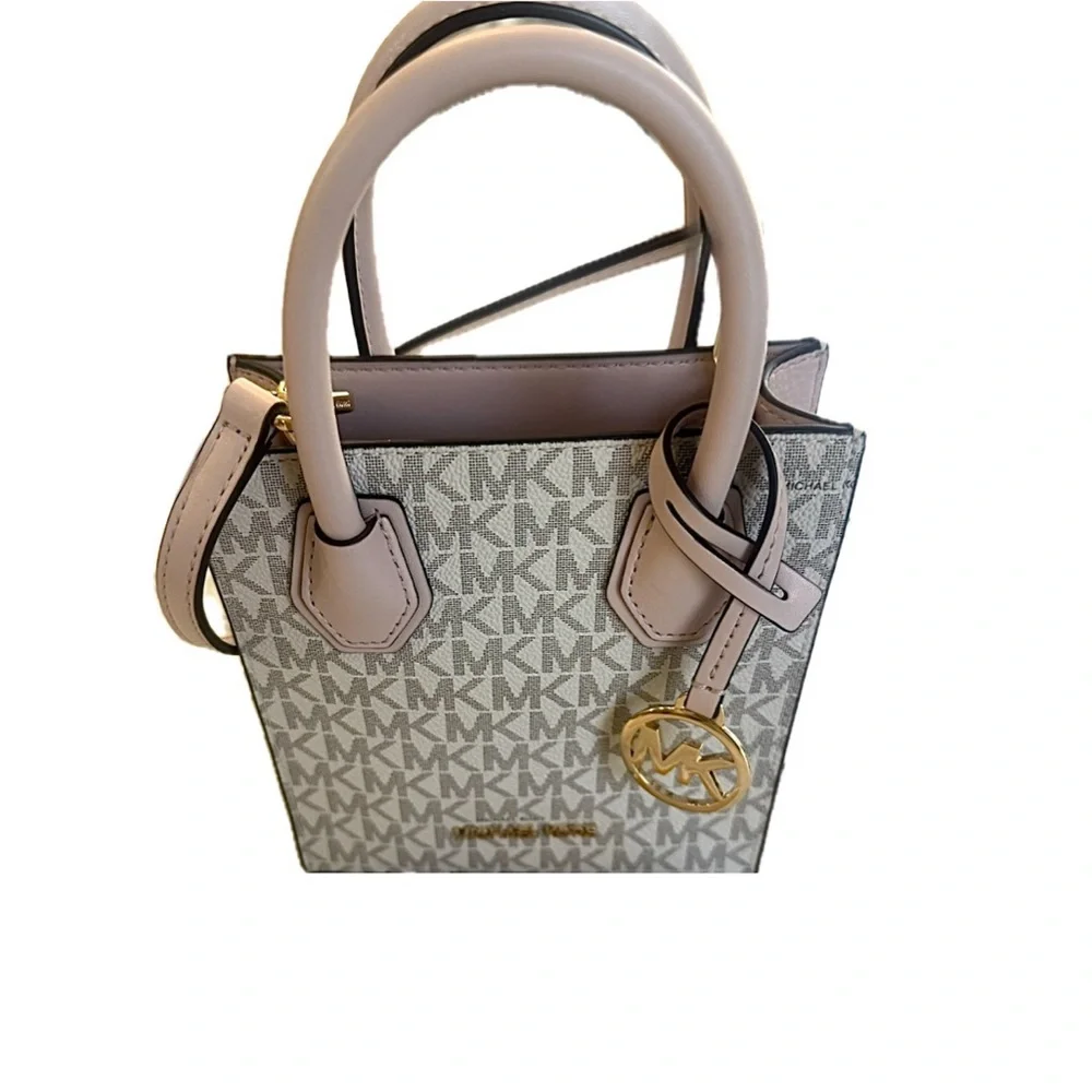 Michael Kors Mercer Extra Small Leather Convertible Versatile Crossbody Bag